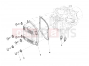 GILERA Fuoco 500 LT Cylinder head cover