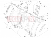 GILERA Fuoco 500 LT Front glove-box - Knee-guard panel