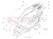 GILERA Fuoco 500 LT Helmet huosing - Undersaddle