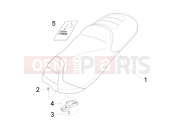 GILERA Fuoco 500 LT Saddle/seats