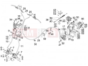 gilera 2007 GP 800 Brakes pipes - Calipers