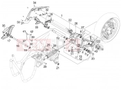 GILERA GP 800 hátsó teleszkóp - lengéscsillapító