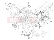 gilera 2008 GP 800 Remote control switches - Battery - Horn