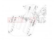 GILERA GP 800 Fork/steering tube - Steering bearing unit