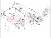 GILERA GP 800 Rear suspension - Shock absorber/s
