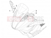 GILERA GP 800 tükör