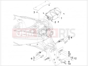 GILERA GP 800 hátsó lámpa - irányjelző