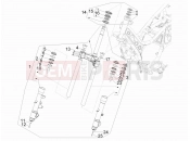 GILERA GP 800 Centenario Fork/steering tube - Steering bearing unit