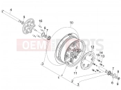 GILERA GP 800 Centenario Rear wheel