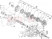 GILERA GSM Counter shaft