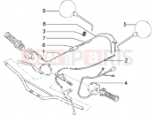 GILERA GSM Transmissions-switch-Driving mirror
