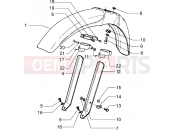 GILERA GSM M.Y. 2001 Front mudguard