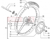 GILERA GSM M.Y. 2001 Front wheel