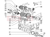 GILERA H@k M.Y. 2001 Gear group