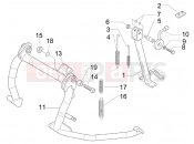 gilera 2008 Nexus 125 középállvány