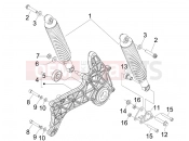 gilera 2008 Nexus 125 ie Rear suspension - Shock absorber/s