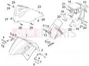 gilera 2008 Nexus 125 ie Wheel huosing - Mudguard