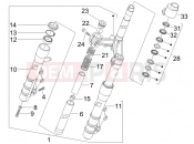 gilera 2007 Nexus 250 Fork/steering tube - Steering bearing unit
