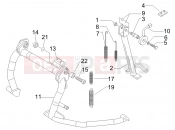 gilera 2007 Nexus 250 középállvány