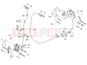 GILERA Nexus 250 SP Brakes pipes - Calipers