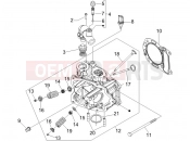 GILERA Nexus 250 SP Head unit - Valve