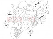 GILERA Nexus 250 SP Plates - Emblems
