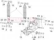 GILERA Nexus 250 SP Rear suspension - Shock absorber/s