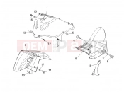 GILERA Nexus 250 SP Wheel huosing - Mudguard