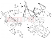 gilera 2007 Nexus 250 SP kormány burkolat