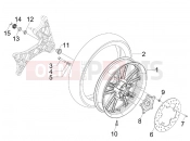 gilera 2009 Nexus 300 ie Rear wheel