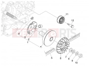 gilera 2010 Nexus 300 ie Driving pulley