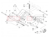 gilera 2010 Nexus 300 ie Swinging arm