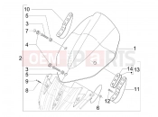 gilera 2010 Nexus 300 ie Windshield - Glass