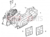 gilera 2011 Nexus 300 ie Engine, assembly