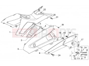 GILERA Nexus 500 középső idom