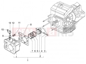gilera Nexus 500 Cylinder-Piston-Wrist Pin, Assy