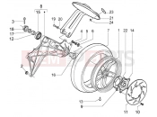 GILERA Nexus 500 hátsó kerék