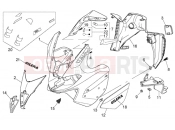 GILERA Nexus 500 első idom
