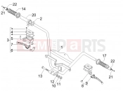 gilera 2006 Nexus 500 Handlebars - Master cil.