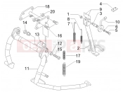 gilera 2006 Nexus 500 középállvány