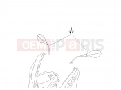 GILERA Nexus 500 Driving mirror/s