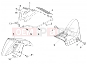 GILERA Nexus 500 Wheel huosing - Mudguard