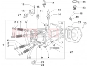 gilera 2009 Nexus 500 hengerfej - szelep