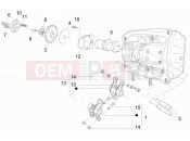 GILERA Nexus 500 Rocking levers support unit