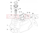 GILERA Nexus 500 Fuel tank