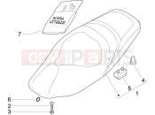 GILERA Nexus 500 Saddle/seats
