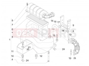 gilera 2007 Nexus 500 SP Air filter
