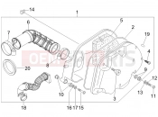 GILERA Oregon 250 Air filter