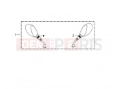 GILERA Oregon 250 Driving mirror/s
