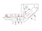 GILERA Oregon 250 Silencer